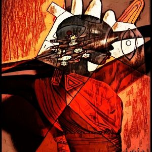 Third Eye 8.5 by 11 inch print aurographed